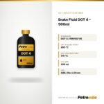 PetroMile Brake Fluid DOT 4 – 500ml – Specifications