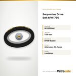 PetroMile Serpentine Drive Belt 6PK1750 – Specifications