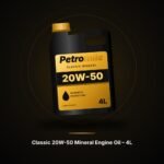 PetroMile Classic 20W-50 Mineral Engine Oil – 4L – Studio